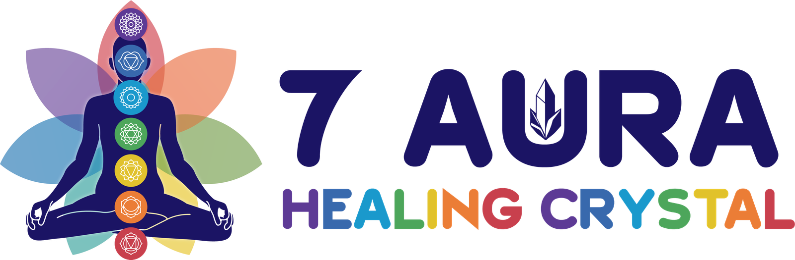 7 Aura Healing Crystals logo
