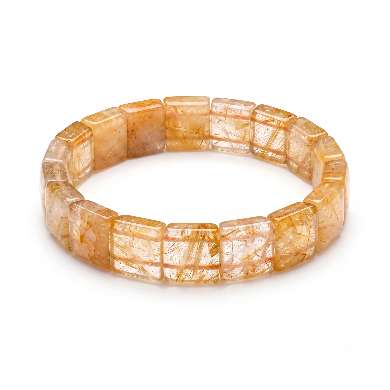 Citrine Square Shape Bracelet premium product view