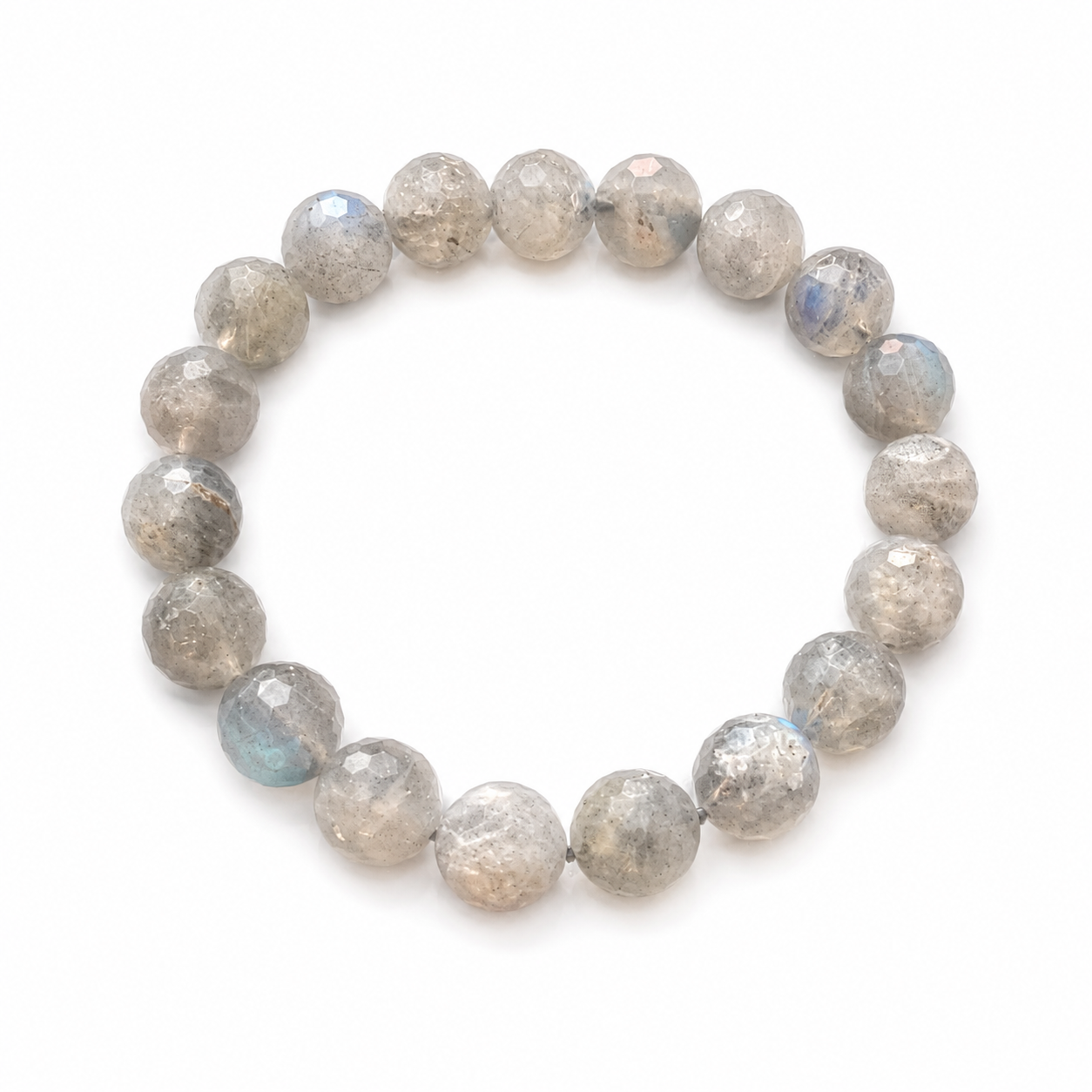 Labradorite Diamond Cut Bracelet premium product view