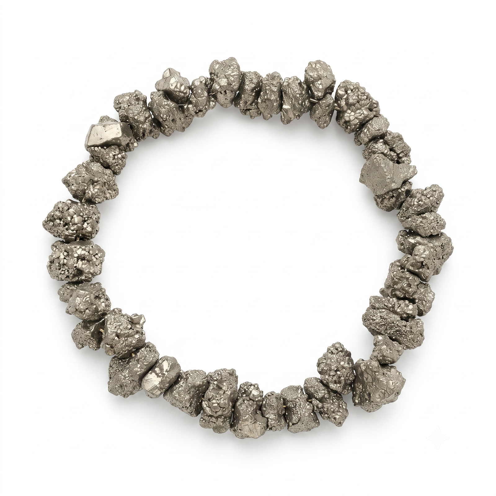 Raw Pyrite Bracelet premium product view
